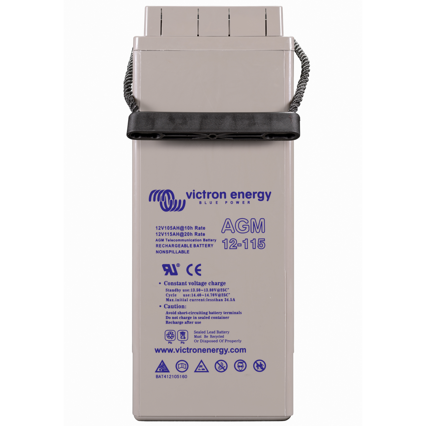 
                  
                    12V/115Ah AGM Telecomm Batt. (M8)
                  
                