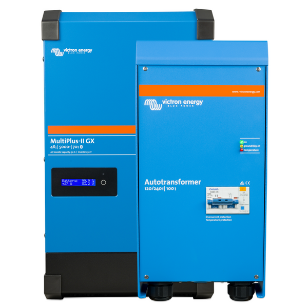 Victron Energy MultiPlus-II GX 5000VA 48V 230V – Inverter A Onda Sinusoidale Pura Con Caricabatterie 70A, WiFi E Display LCD