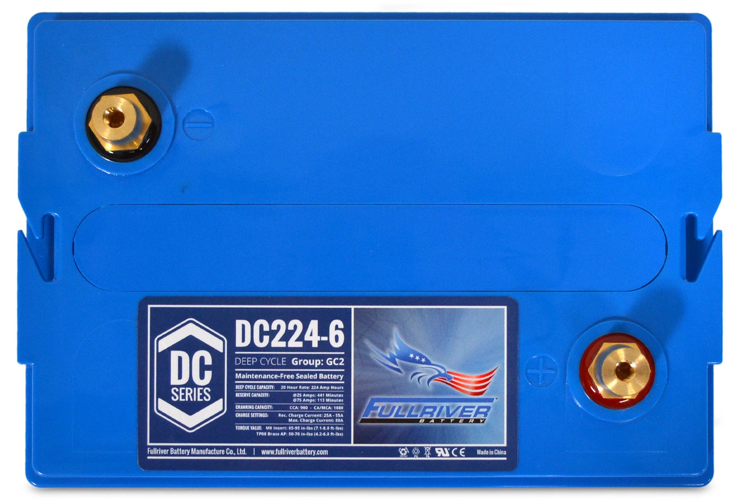 
                  
                    224Ah Fullriver Blue AGM 6 Volts
                  
                