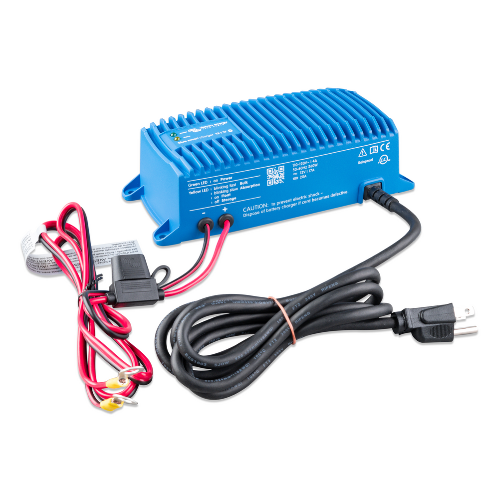 Cargador inteligente azul IP67 24/12(1) 120V NEMA 5-15