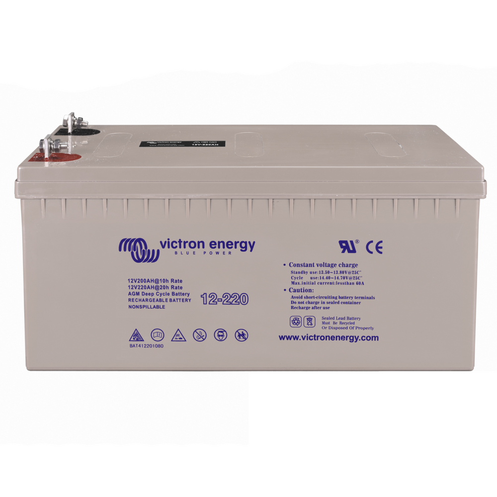Ciclo profundo de gel de 12 V/220 Ah.